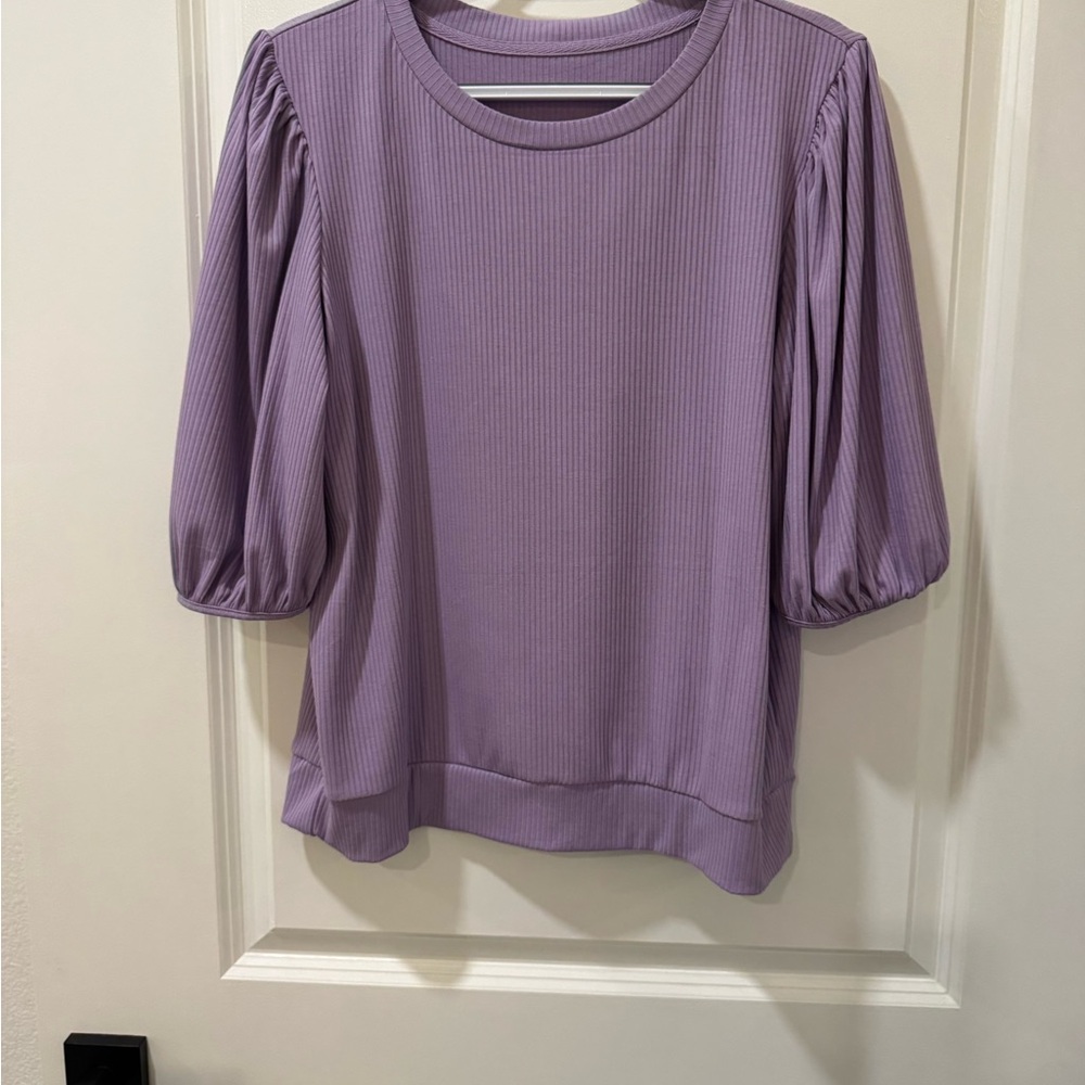 Purple boutique top.